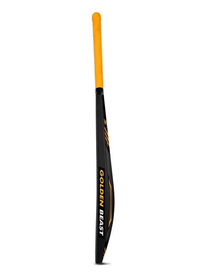 Willage Golden Beast Plastic Cricket Bat Full Size Tennis Bat for Gully Cricket and Tournaments - Men's & Women's Cricket Bat with Grip - Ideal for Cricket Tennis Balls - Image 3