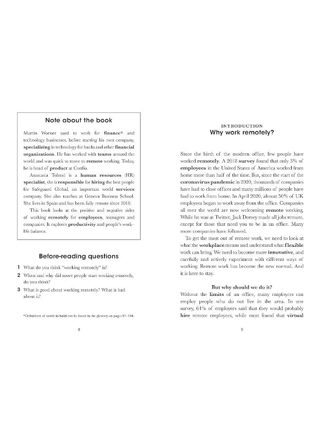 Penguin Readers Level 5: Work Remotely (ELT Graded Reader)  - Image 2