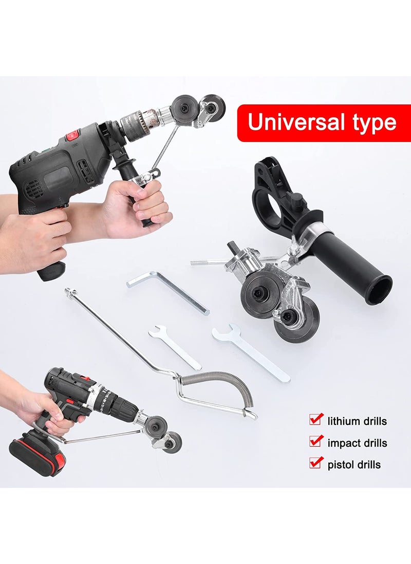 VENEKETY VENEKETY Electric Drill Refitting Plate Cutter 082mm Metal Iron Tin Plate Quick Cutting Tool LaborSaving Impact Drill Auxiliary Cutter Accessory Retrofit Shears  - Image 5