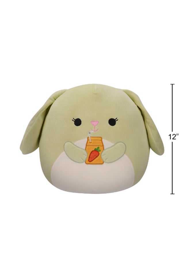 Squishmallows 12 inch Hara the Green Bunny , Officially Licensed Kellytoy Plush Toy, Colorful Soft Toy, Gift for Kids, Girls & Boys Washable Squishy Stuff Toy Multicolor All Age  - Image 5