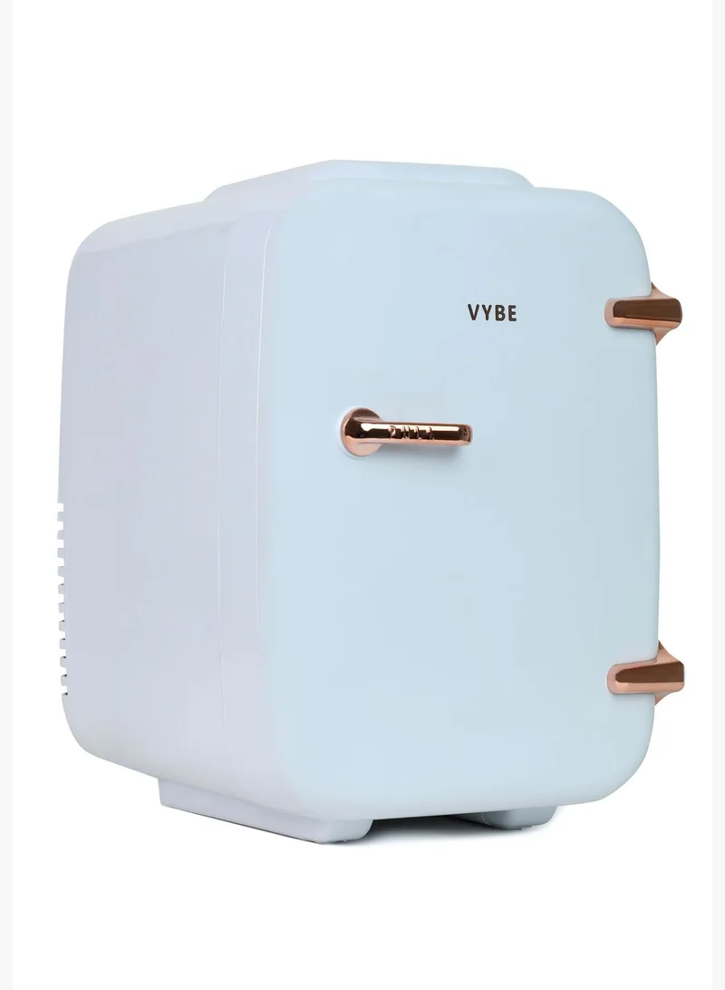 Bonhomie VYBE Mini Makeup Fridge, Portable Cosmetic Refrigerator, Used for Beauty Skin Care in Home and Car 4 L