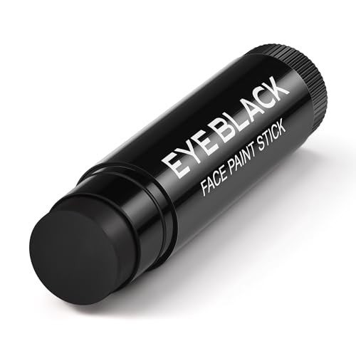 Wismee Baseball Eye Black, Anti-Glare Under Eye Sports Grease Stick for Baseball Softball Soccer Lacrosse Hockey Athletes Sports Training, Sports Eye Black Stick (Black) - Image 1
