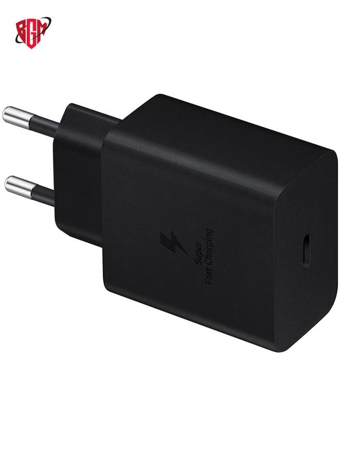 BGM Samsung 45W USB-C Super Fast Charging Wall Charger 45W - Black (US Version with Cable, Black - Image 3