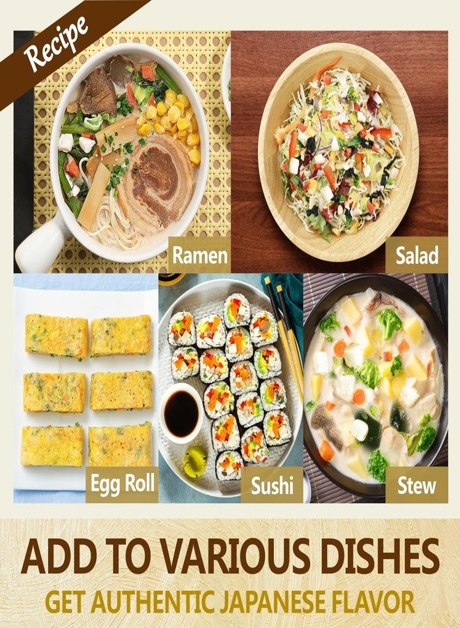 Yimi Miso Soup, Ramen Toppings, Freeze Dried Vegetables, Dehydrated Vegetables (Dehydrated Tofu, Wakame Seaweed, Green Onions, Spinach, Cabbage, Carrots, Mushrooms, Parsley), Not Miso Paste, 16 oz - Image 4
