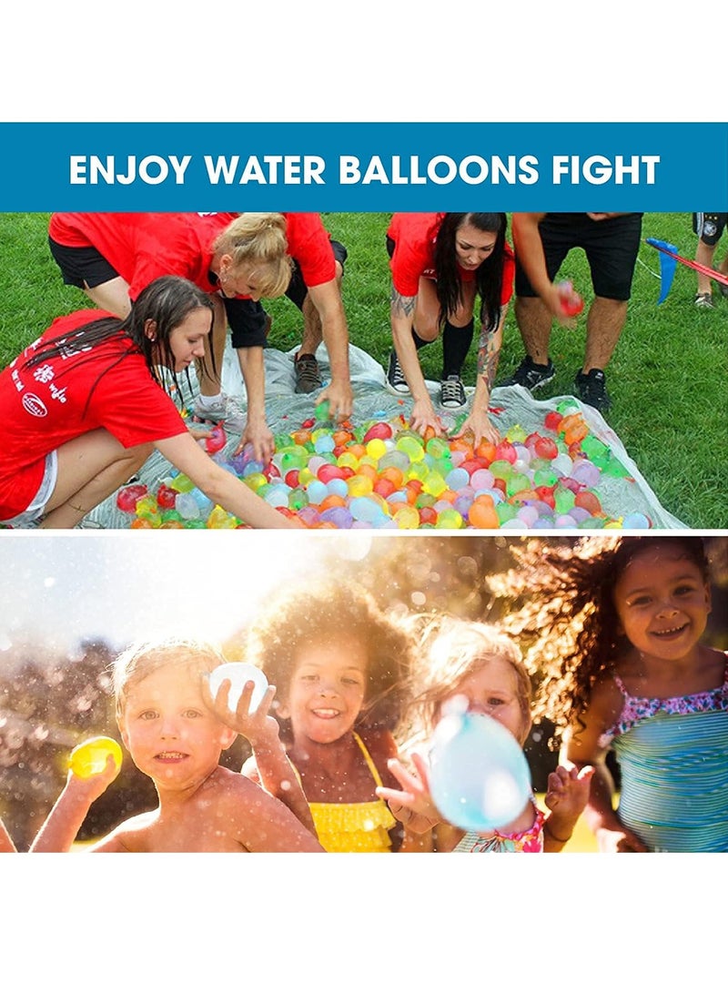 Colorful Water Balloons Rapid-Filling Self-Sealing, Easy Fill for Outdoor Family Party Friends Children Summer Fun 666pcs 6 Pack - Image 5