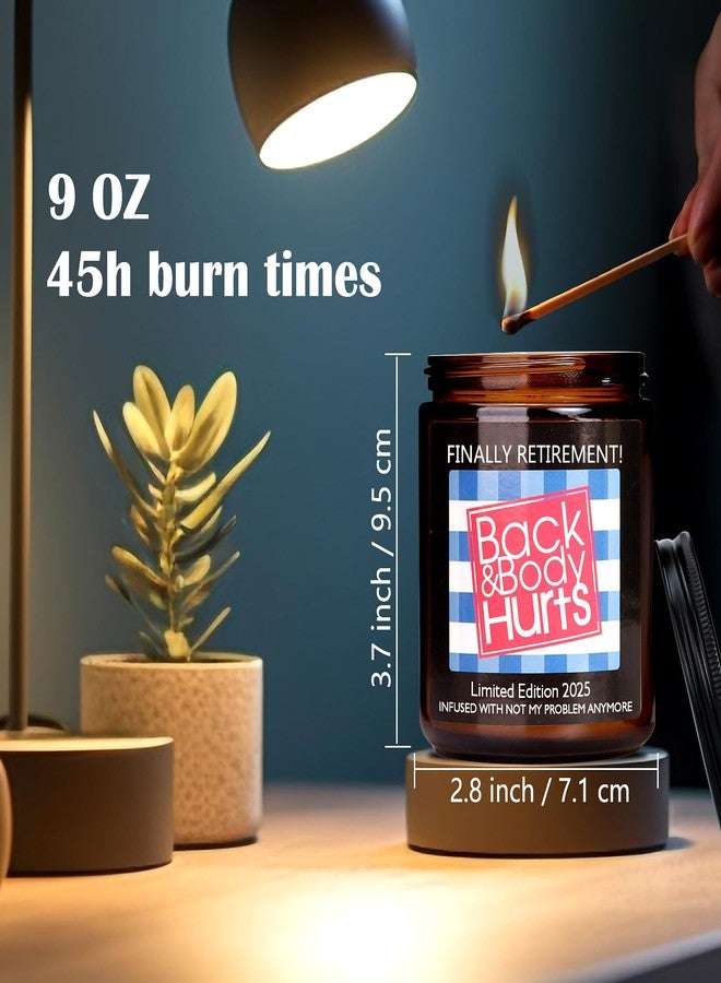 Friectavy Best Retirement Gift for Woman Men, Funny Retirement Gifts for Men Women 2025 Happy Retirement Party Decorations, Retired Gifts for Women Lavender Candle Gifts for Teacher Nurse Coworker Friends Her - Image 5