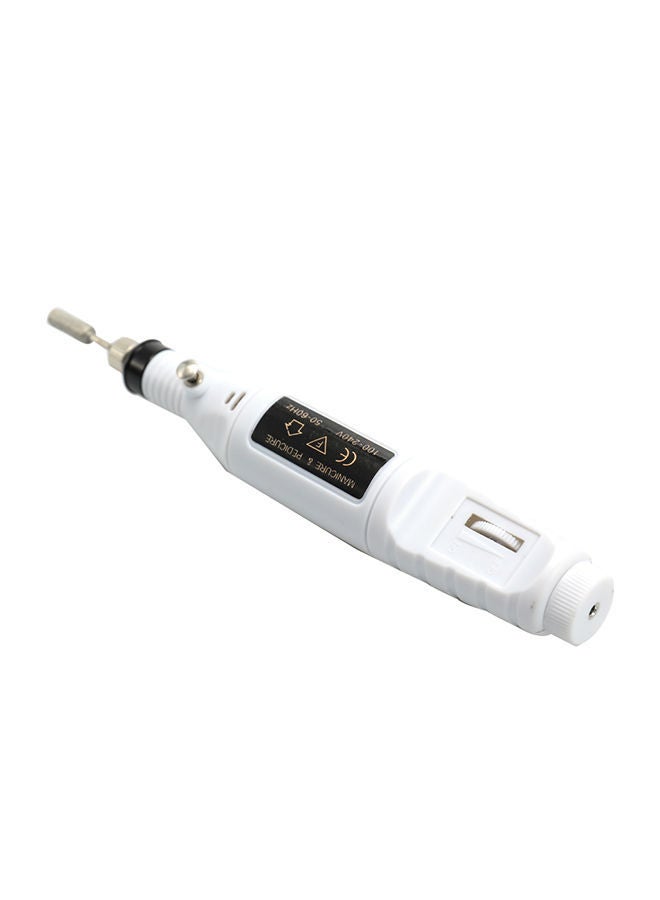 NIBEMINENT Mini Electric Grinder Drill Tool White 0.182kg 