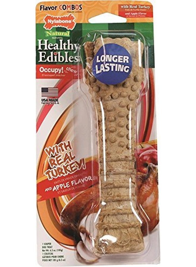 Nylabone (3 Pack) Healthy Edibles Turkey and Apple Flavored - Size Souper - Image 2