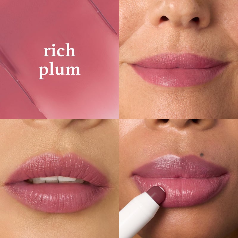 Julep It's Balm Tint of Color Lip Balm - Rich Plum | Hydrating Lip Color with Vitamin E Core | Natural Gloss Finish | Vegan & Cruelty-Free - Image 2