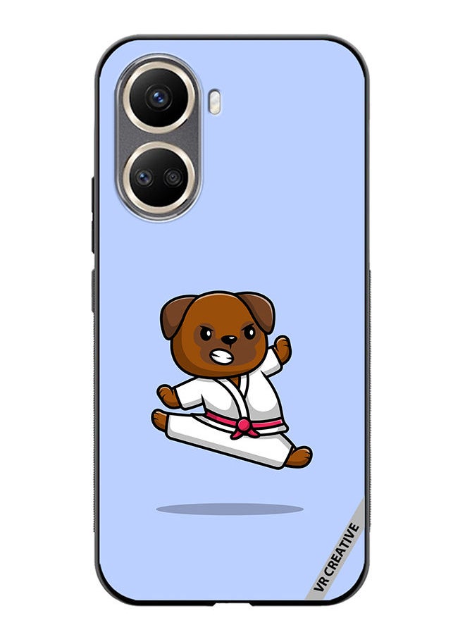 Protective Case Cover For Huawei Nova 10 SE Karate Dog Design Multicolour