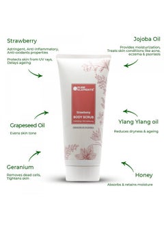 Pure Elements Strawberry Body Scrub, Strawberry Body Scrub With Ylang Oil For Exfoliating And Skin Softening  - Image 5