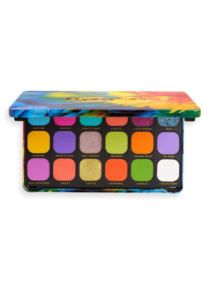 REVOLUTION Forever Flawless Eyeshadow Palette Birds of Paradise 