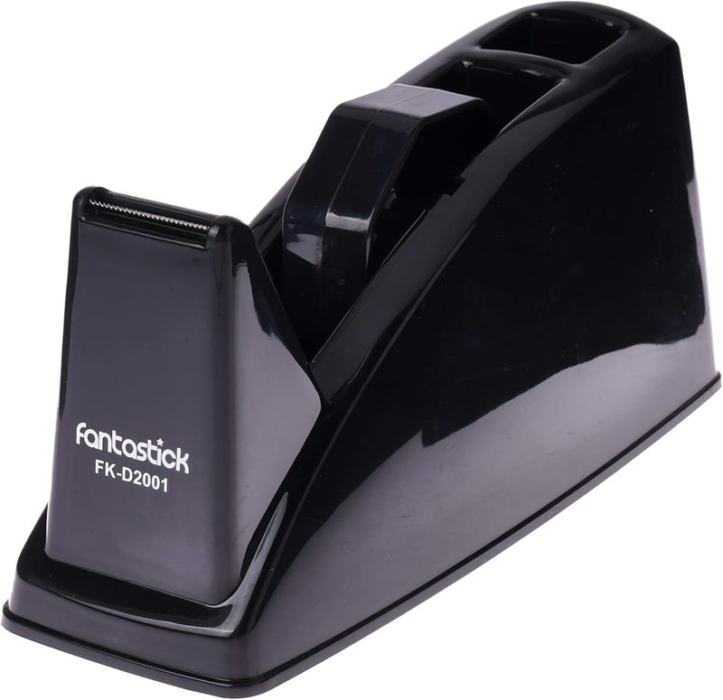 Fantastick Tape Dispenser With 1-Inch And 3-Inch Dual Core, Large, Black - Image 1