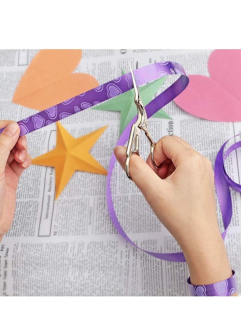 SYOSI Embroidery Scissors, Classic Stork Gold Stainless Steel Sharp Tip Crane, and Butterfly Design DIY Tools, Sewing, Craft, ArtWork, and Everyday Use - Image 2