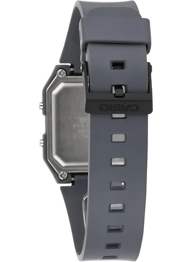 CASIO Unisex Resin Digital Watch LF-20W-8A2DF - 33.7 mm