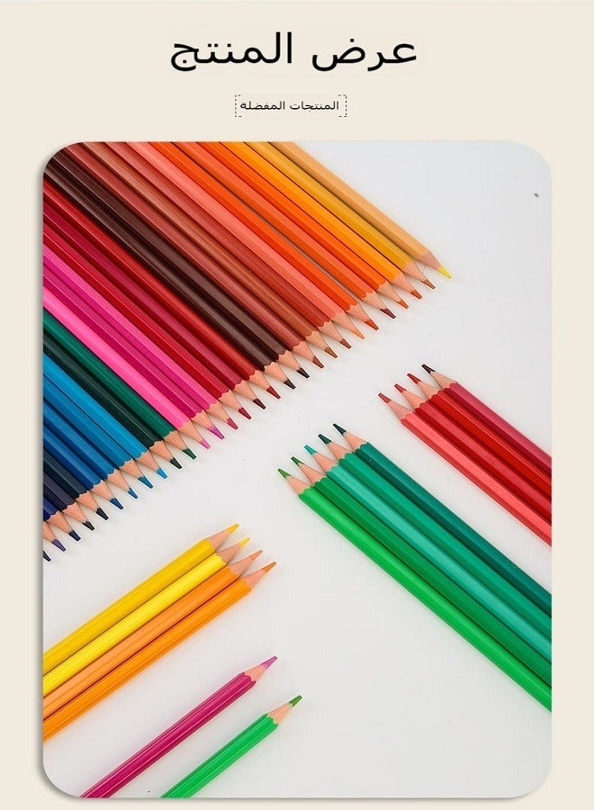 Generic 48-Color Colored Pencils Set - Premium Quality Drawing & Sketching Art Supplies for Students and Artists - Image 2
