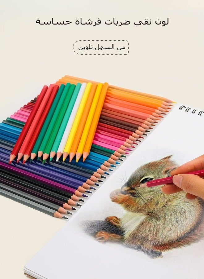 Generic 48-Color Colored Pencils Set - Premium Quality Drawing & Sketching Art Supplies for Students and Artists - Image 3