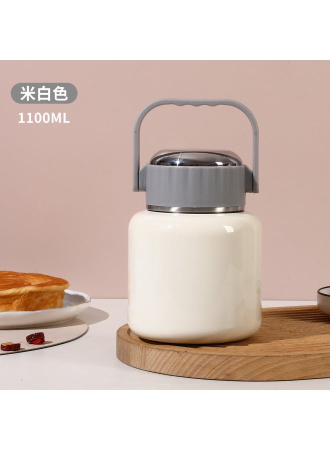 New Braised Beaker 316 Stainless Steel Braised Pot Student Portable Thermos Silver Ear Porridge Braised Pot For Office Workers