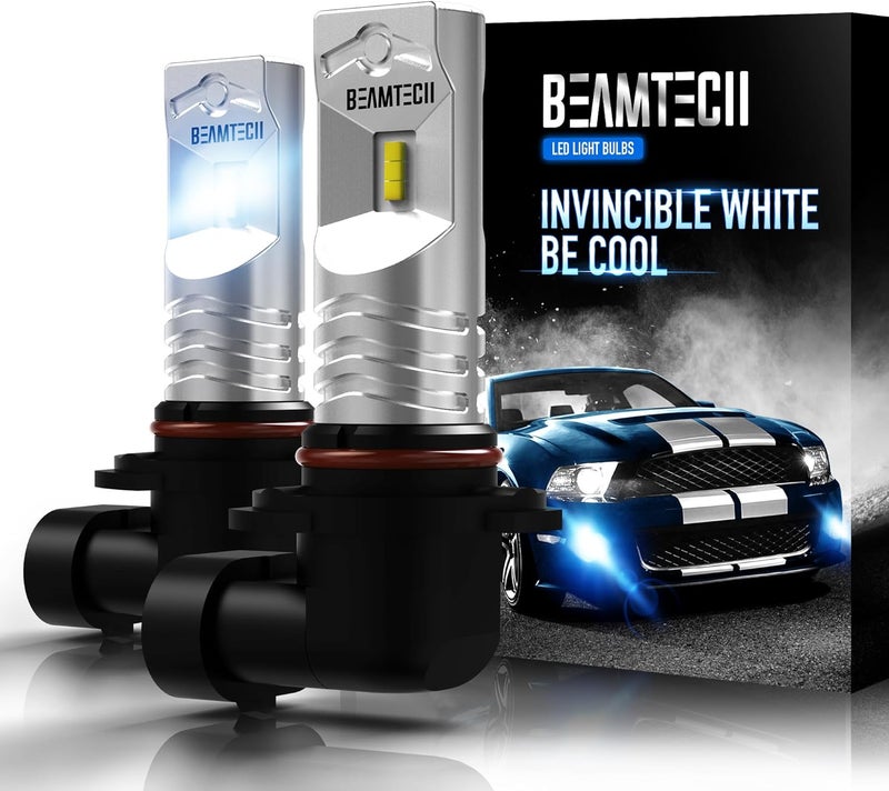 BEAMTECH H10 Fog Light Bulb,CSP Chips 6500K 800 Lumens Xenon White Extremely Super Bright of 2 - Image 1