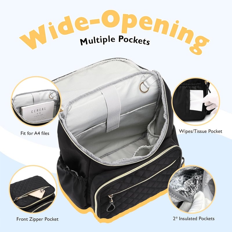 LORADI Large Capacity Diaper Bag Backpack - Image 4