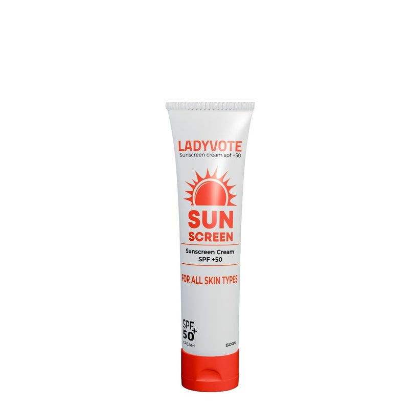 SPF 50+ Sunscreen Cream 50 g Broad Spectrum - Image 1