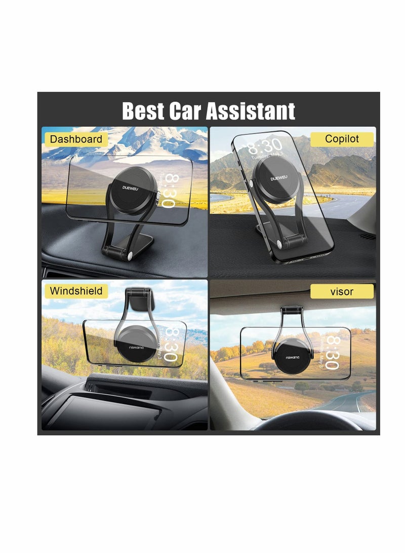 SYOSI Car Magnetic Cell Phone Holder Mount, KASTWAVE Mobile Phone Magnetic Car Mount Super Strong Magnet Windshield Dashboard Dash Kitchen Stand for iPhone for Samsung Smartphones - Image 5