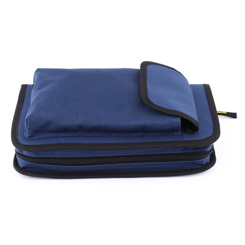FASITE Cloth Tool Bag 17 x 5 x 31cm Durable Lightweight - Elastic Straps Tool Storage Organizer for Electricians - Image 2