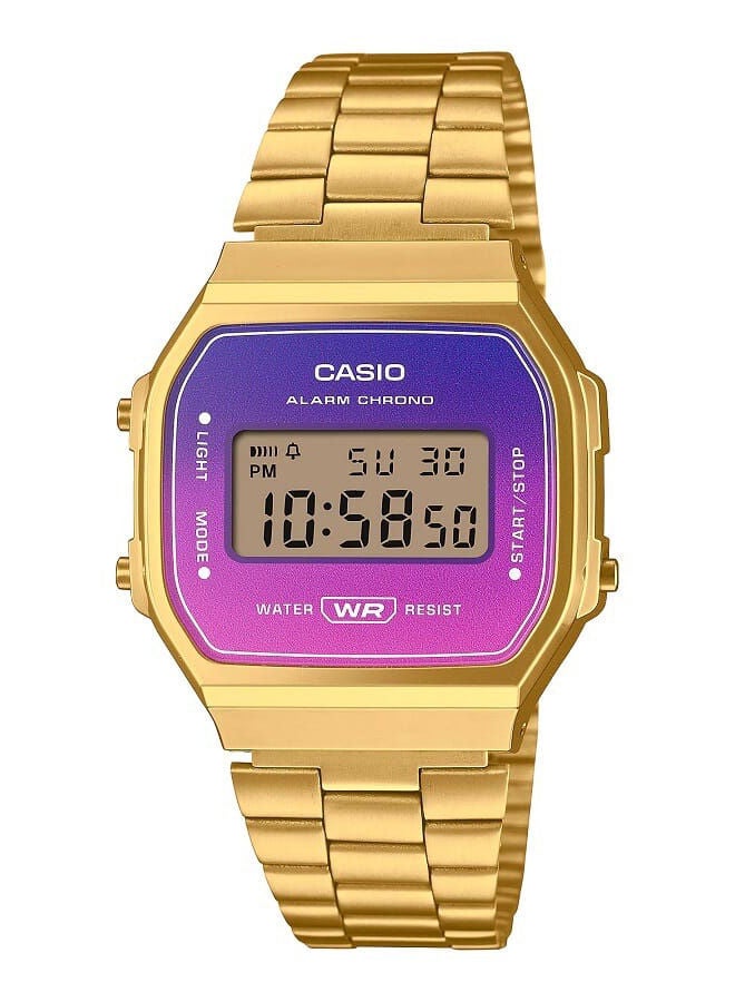 CASIO ساعة يد رقمية من الستانلس ستيل A168WERG-2ADF - Image 1