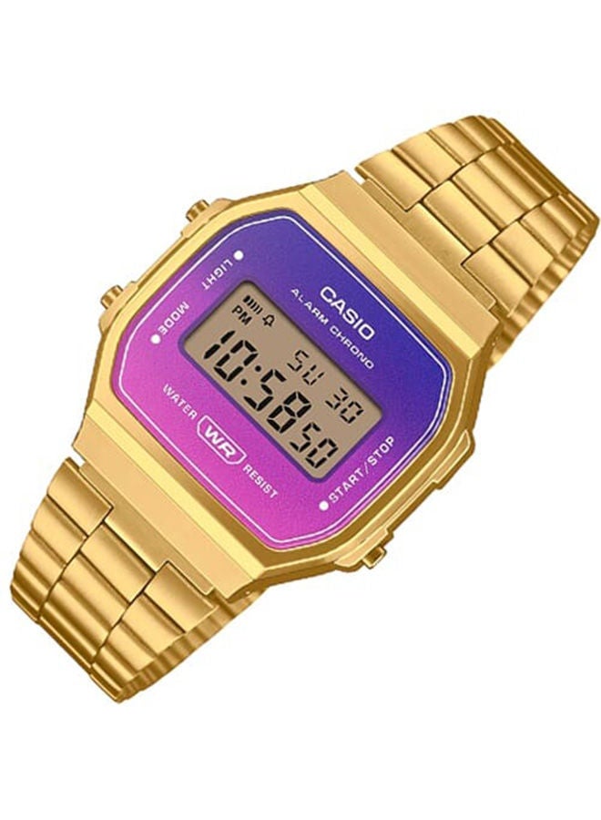 CASIO ساعة يد رقمية من الستانلس ستيل A168WERG-2ADF - Image 2