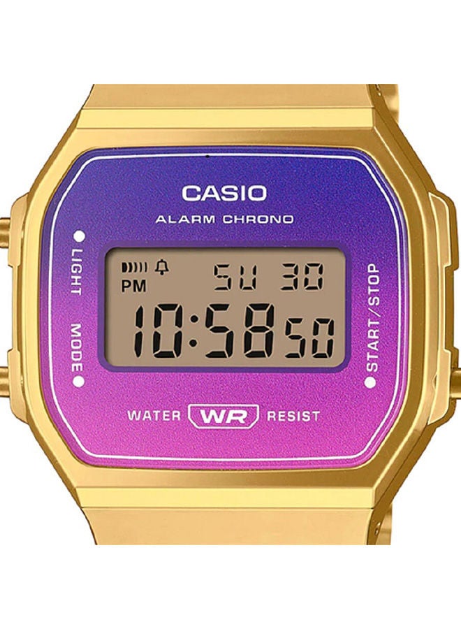 CASIO ساعة يد رقمية من الستانلس ستيل A168WERG-2ADF - Image 3