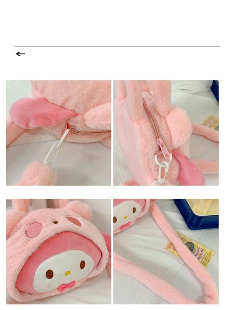 Sanrio My Melody - Themed Plush Shoulder Crossbody Bucket Storage Bag - pzsku/Z7346A4EE1249AA3BF6B2Z/45/_/1739085399/d5025eda-005a-4a2b-8319-fa5952d12a74