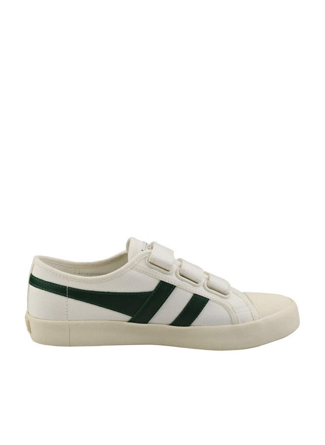Gola Women's Coaster Velcro Sneaker, Off White Dark Green, 9 US - Image 1