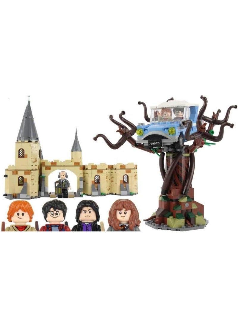 Harry Potter and The Chamber of Secrets Hogwarts Whomping Willow Magic Toys Building Kit Prisoner of Azkaban  Hedwig  Hermoine Granger and Severus Snape  (753 Pieces)  - Image 3