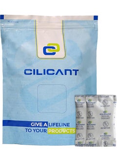 CILICAnT CILICAnT 10 Gram 100 Pcs White Silica Gel Desiccant Packets for Moisture Absorption in Electronics Tools Product Storage and More 10 Gram X 100 Pcs 1 Kg  - Image 1