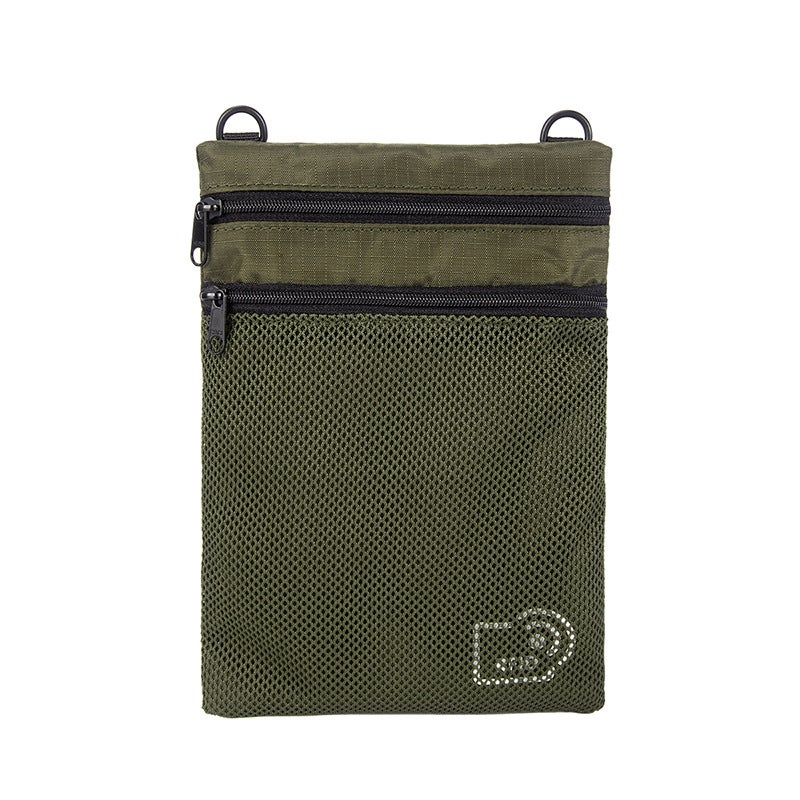 Victron RFID Neck Pouch Passport Holder Multifunctional Travel Wallet Army Green