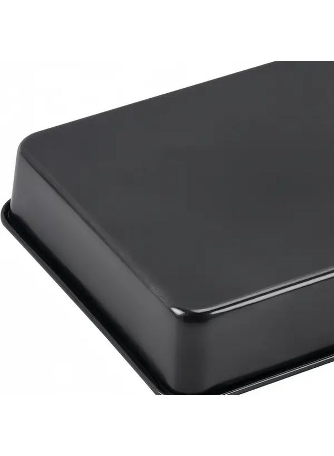 Medium Square Cake Baking Pan Non Stick Black Even Heating Durable Easy Clean - Image 4