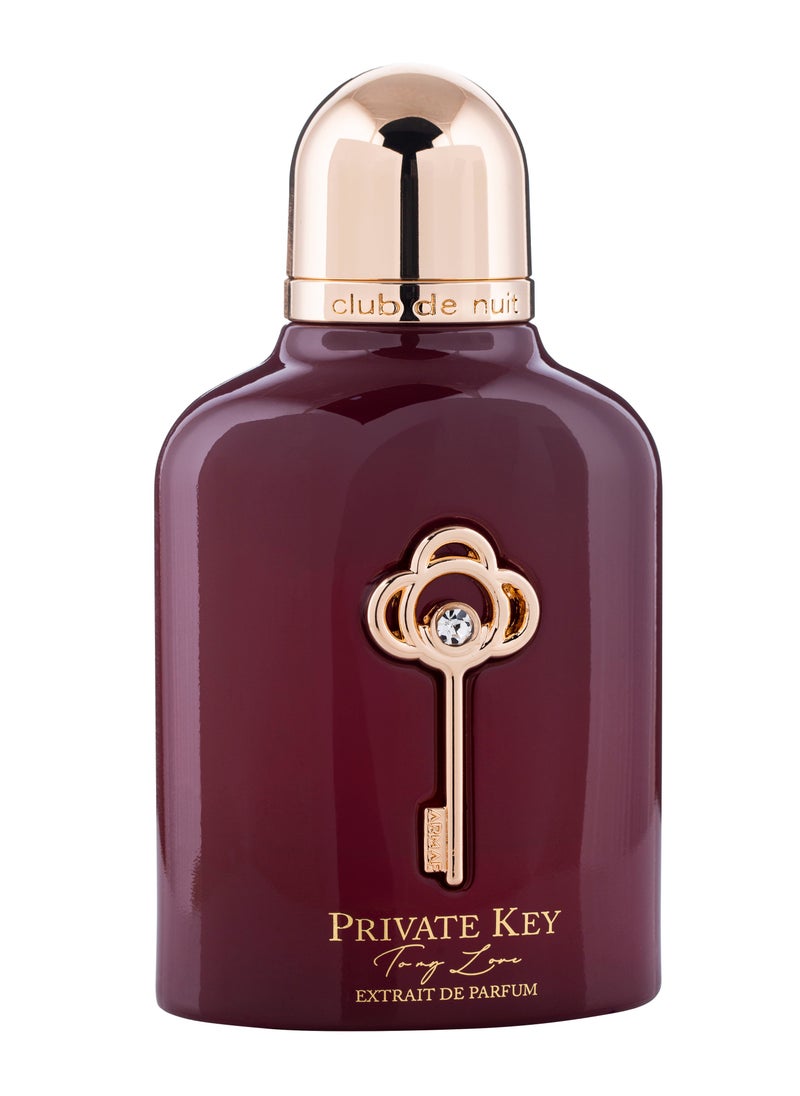 Armaf Armaf Club De Nuit Private Key To My Love Extrait De Parfum Burgundy 100ml, Perfumes For Men, Perfume For Women  - Image 1