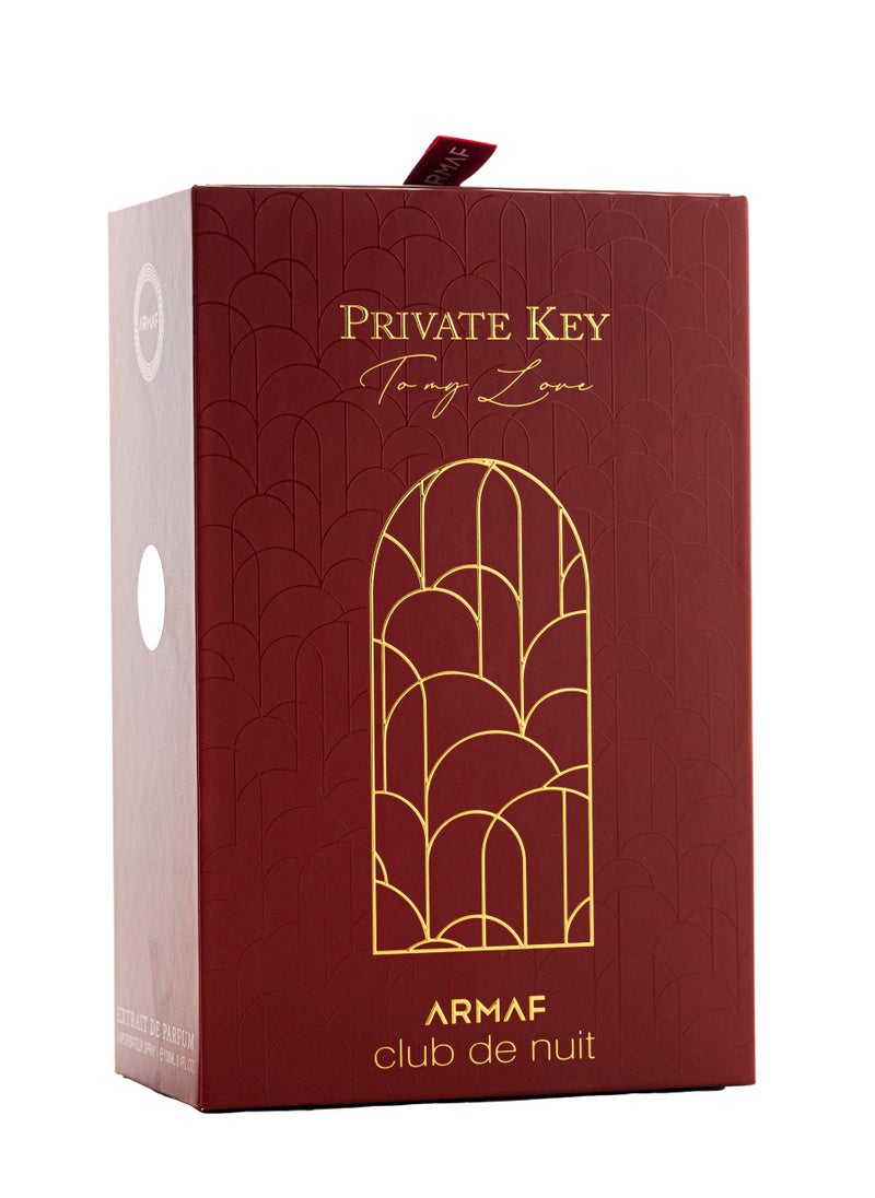 Armaf Armaf Club De Nuit Private Key To My Love Extrait De Parfum Burgundy 100ml, Perfumes For Men, Perfume For Women  - Image 2