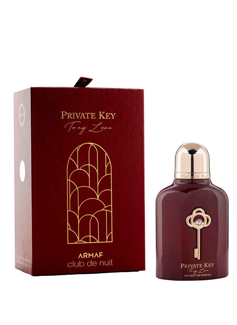 Armaf Armaf Club De Nuit Private Key To My Love Extrait De Parfum Burgundy 100ml, Perfumes For Men, Perfume For Women  - Image 3