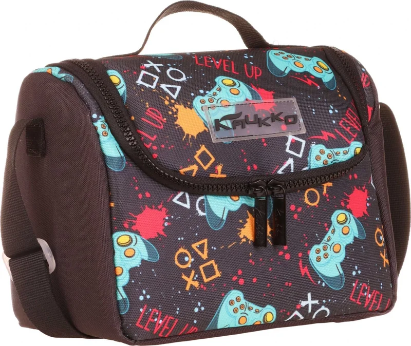 كاوكو Kids Thermal Insulated Boy's Black Game Console Lunch Box