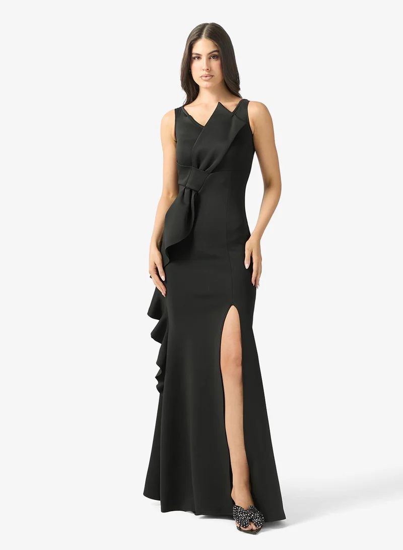 Ella Limited Edition  Off Shoulder Dress With Slit for Women | Best Price UAE