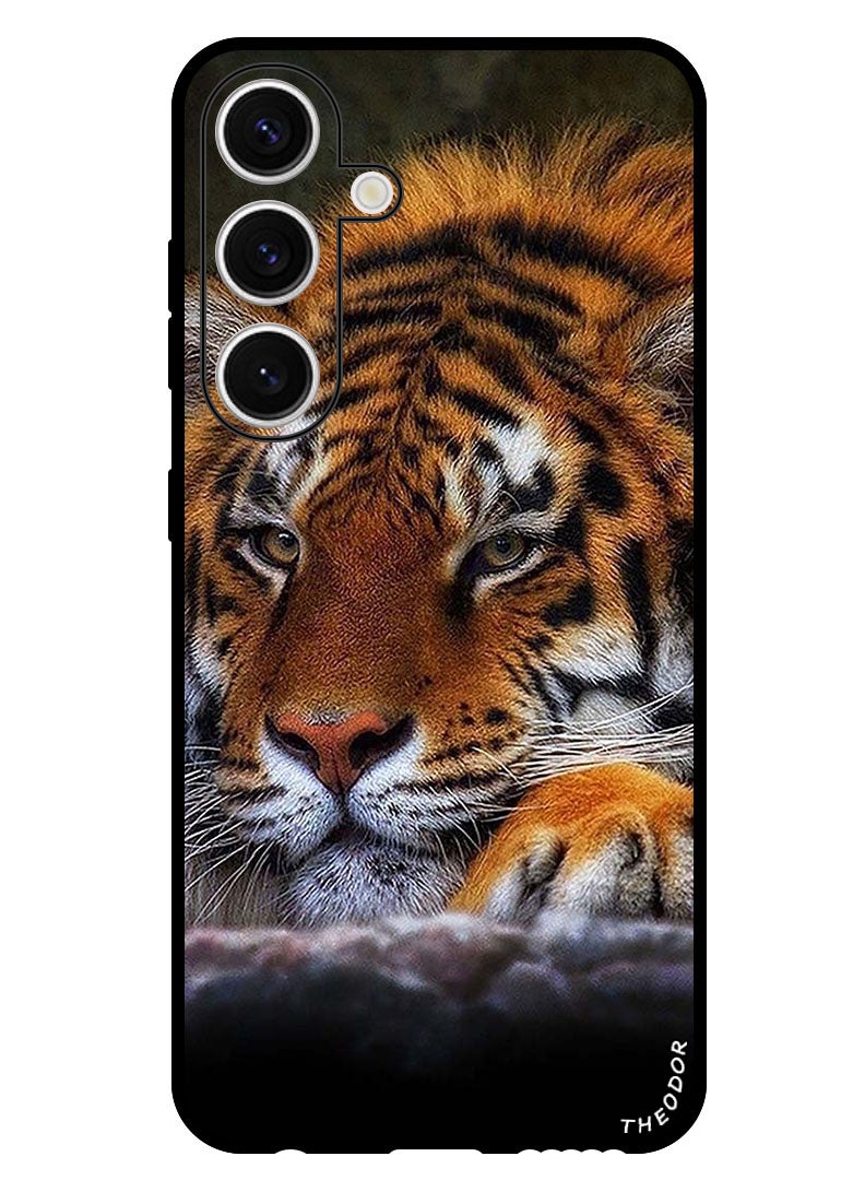 Theodor Protective Case Anti Scratch Shock Proof Bumper Cover For Samsung Galaxy S24 Tiger - Image 1