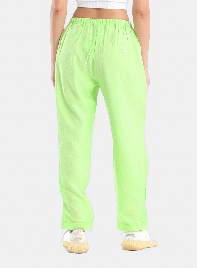 Clue Boyfriend Fit Solid Pants  - Image 2