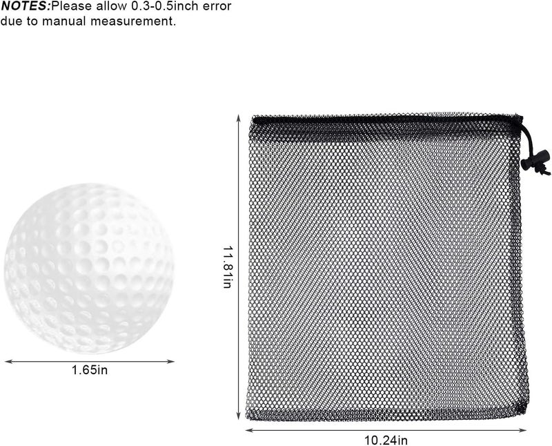 Bac-kitchen 40 Pack Foam Golf Practice Balls - Realistic Feel and Limited Flight Training Balls for Indoor or Outdoor - Image 2
