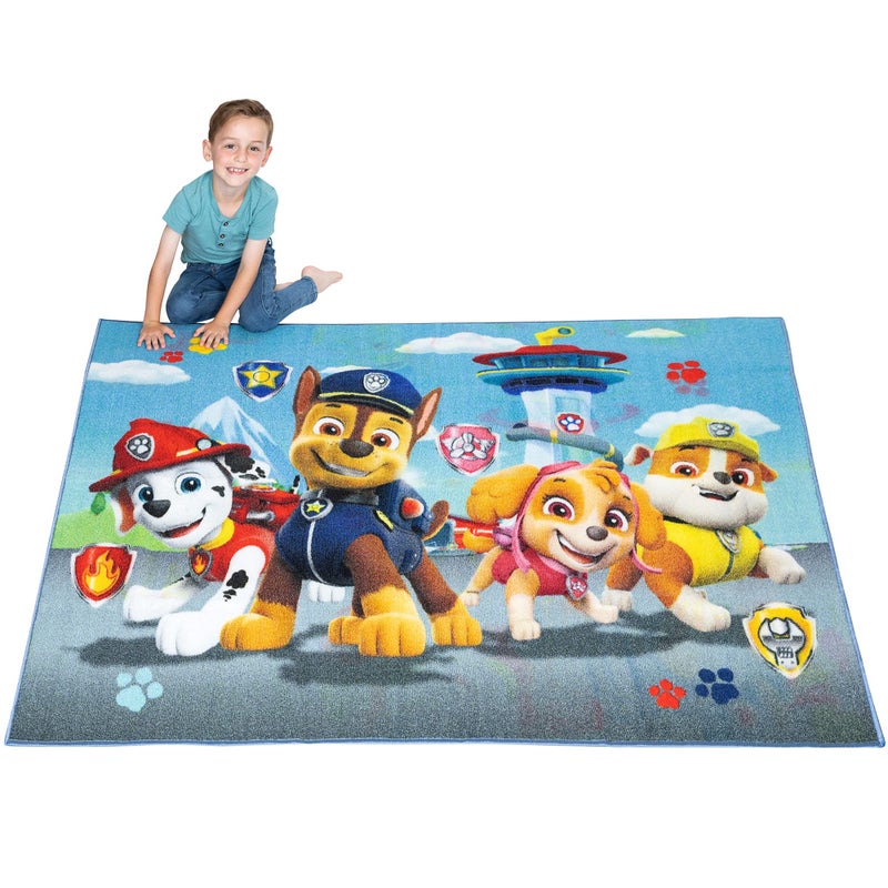 Franco Kids Room Non Slip Area Rug 69 in x 52 in Paw Patrol