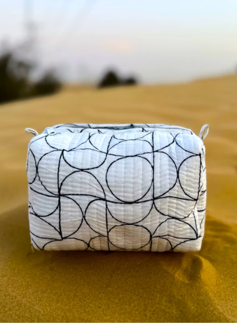 Tohfa Luxe TohfaLuxe Hana Handmade Block Printed Pouch