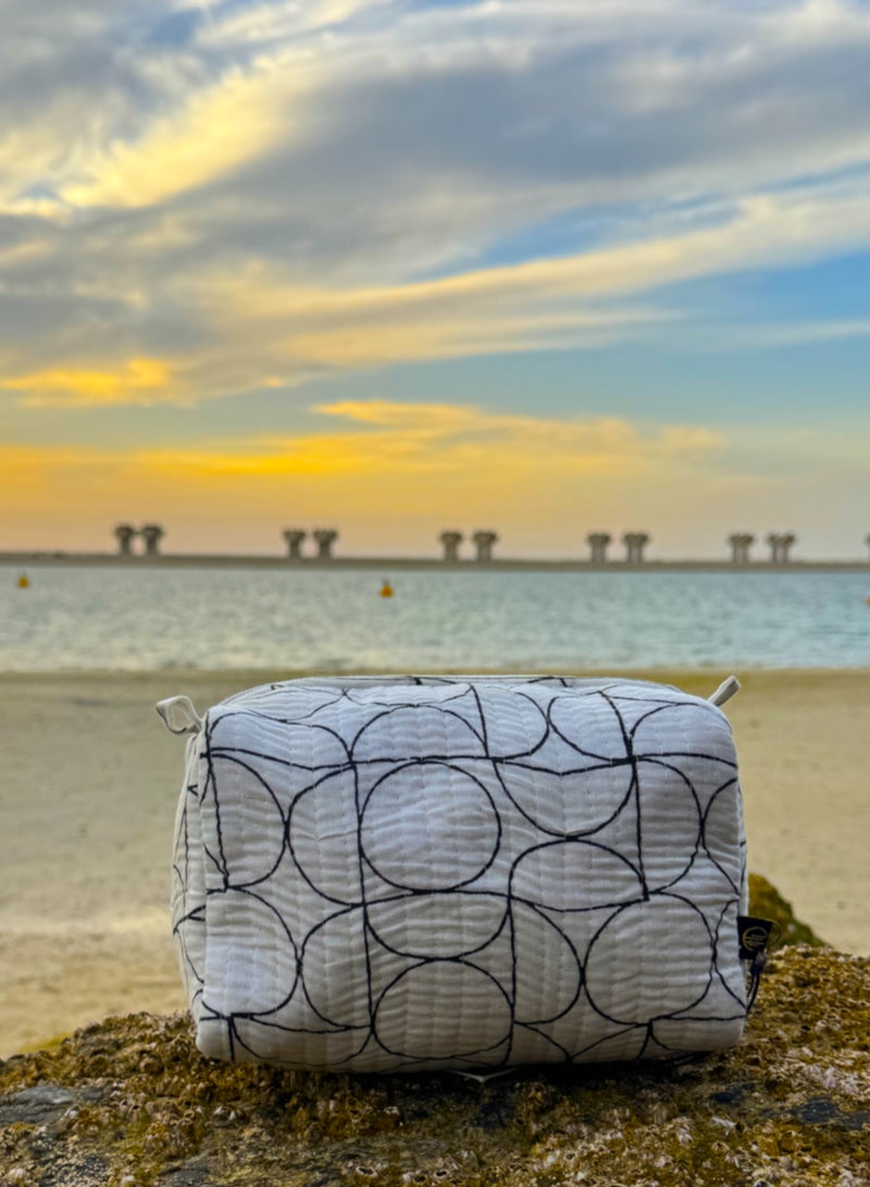Tohfa Luxe TohfaLuxe Hana Handmade Block Printed Pouch  - Image 2