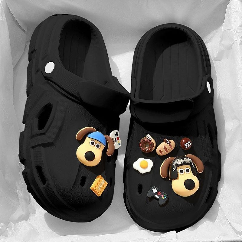 Cloud Croc Shoes Thick-Soled Women'S Anti-Slip Men'S Summer Hospital Medical Breathable Baotou Beach Shoes - Image 1