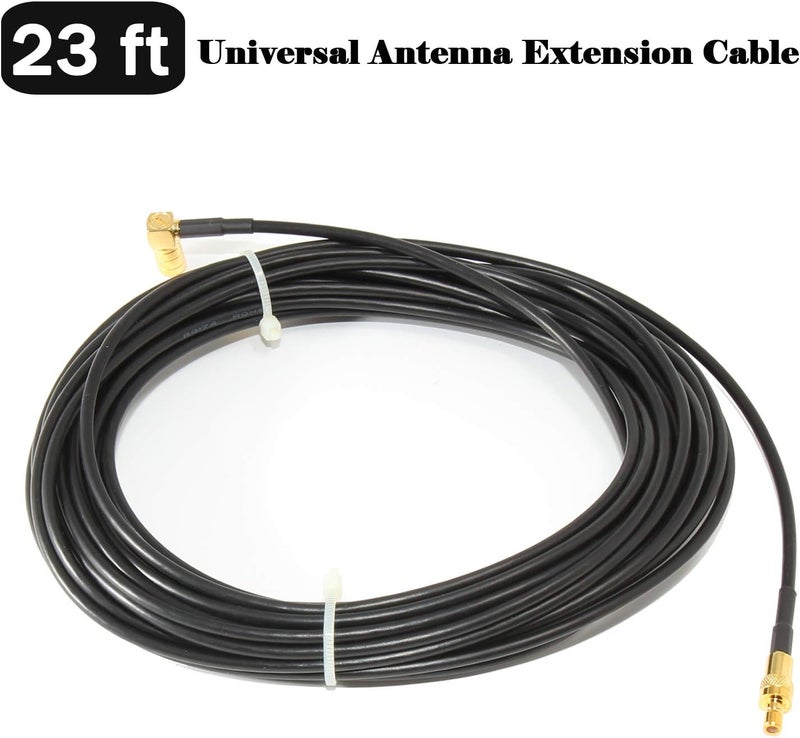 Anina 23 Feet XM Antenna Extension Cable for Satellite Sirius XM Radio-Right Angle SMB Male to SMB Female Radio Stereo Receiver Tuner - Image 2
