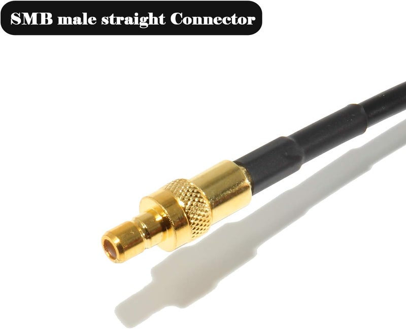Anina 23 Feet XM Antenna Extension Cable for Satellite Sirius XM Radio-Right Angle SMB Male to SMB Female Radio Stereo Receiver Tuner - Image 4
